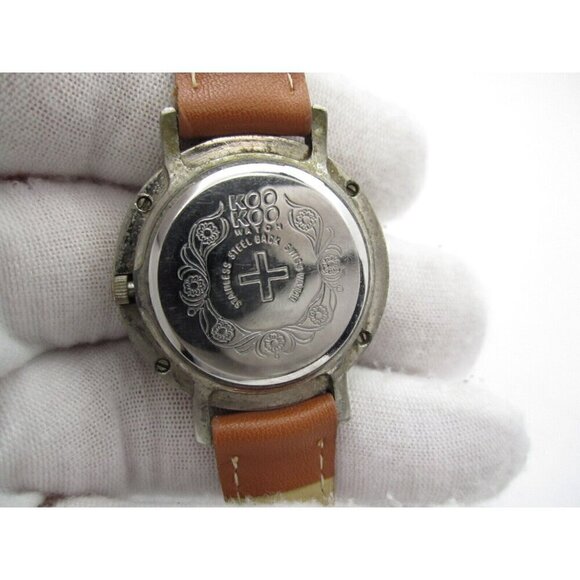 Women Koo Koo Swiss Quartz WR Analog 31mm Dial Moving Window Round Watch (G743) main image 8